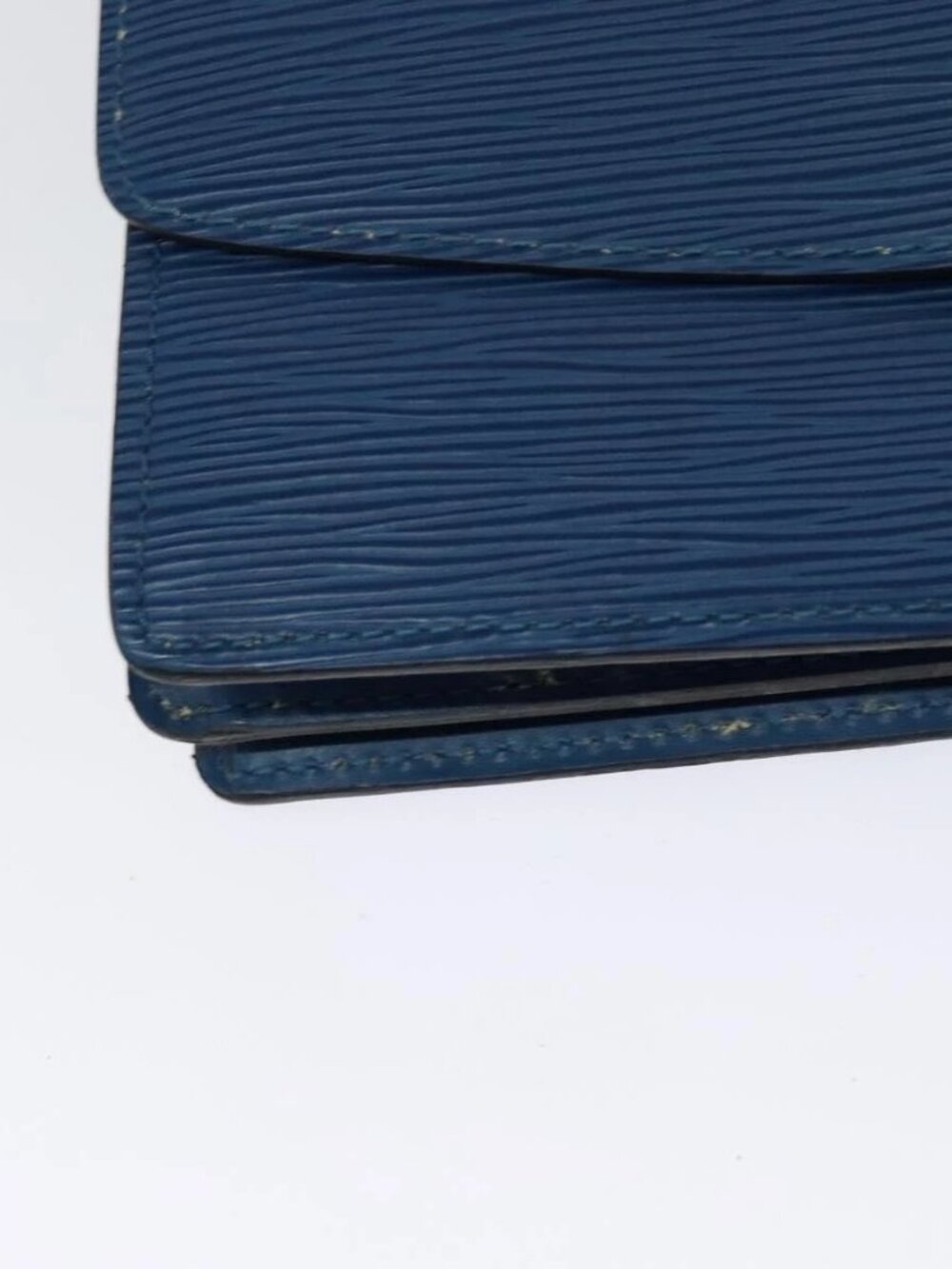 LOUIS VUITTON Epi Grenel Shoulder Bag Blue M52362 LV Auth ep8436 - Picture 4 of 16